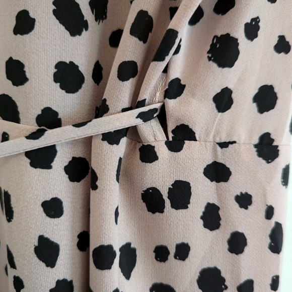 Leopard Print Pink Wrap Dress - Picture 7 of 10